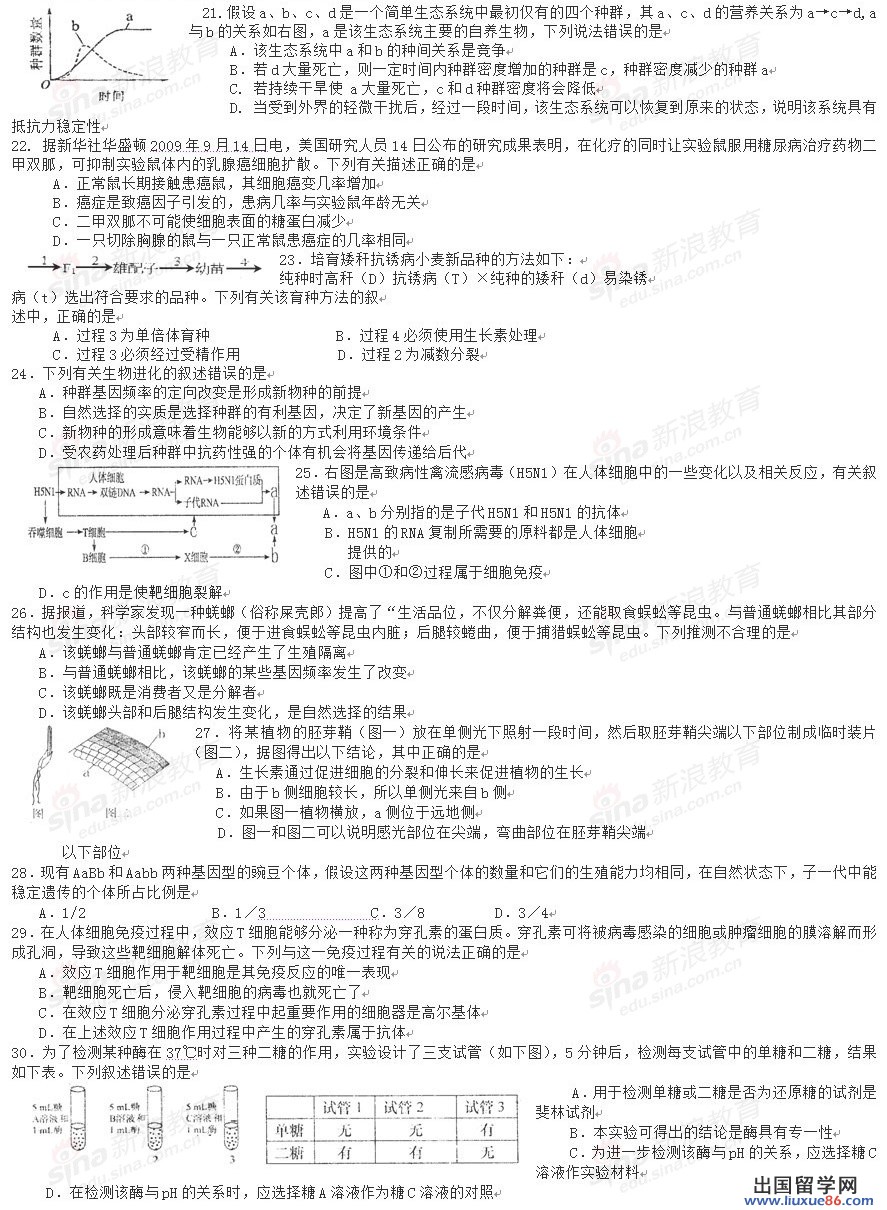 ★山东省烟台市2011届高三十一五课题调研生