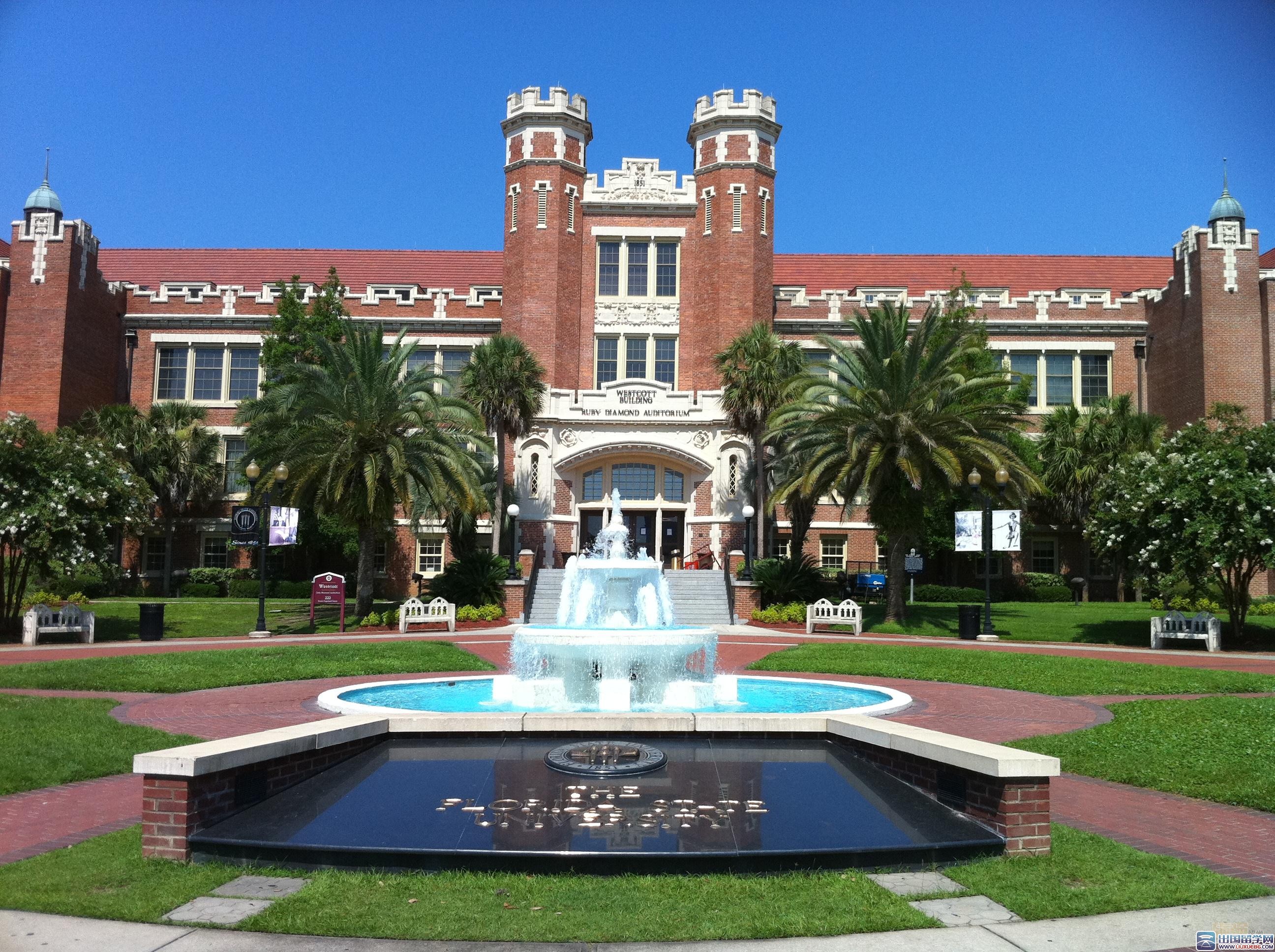 美国佛罗里达大学校园风景