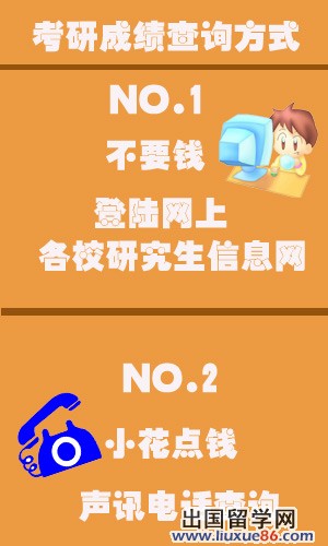 2014考研成绩怎么查询:方式+步骤(图解)