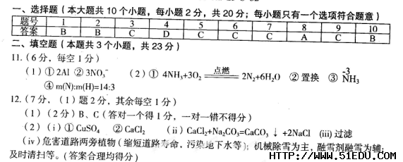 新疆乌鲁木齐2013年中考化学答案(word版) 20140427085931623.png