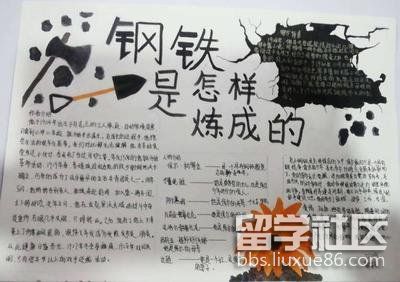 钢铁是怎样炼成的手抄报精美(2).jpg 钢铁是怎样炼成的手抄报精美(2).jpg